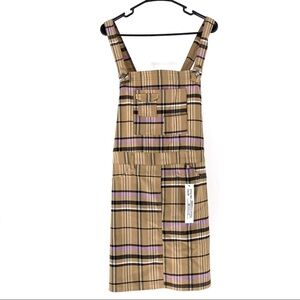 Like an Angel Women's Plaid Jumper Dress